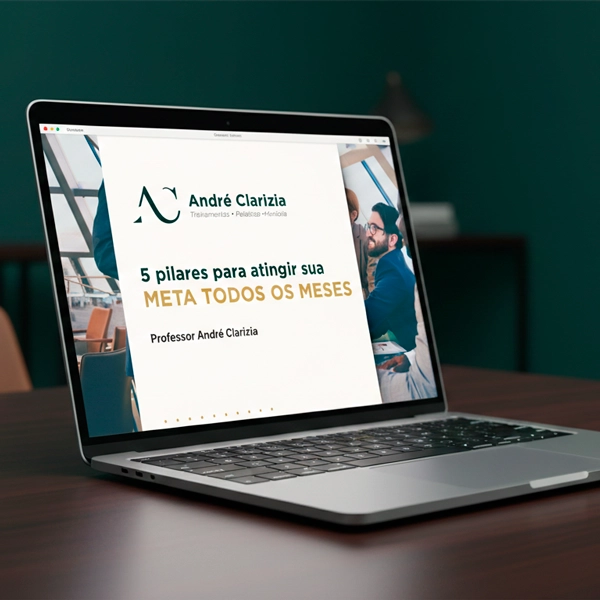 Mockup do notebook com o curso